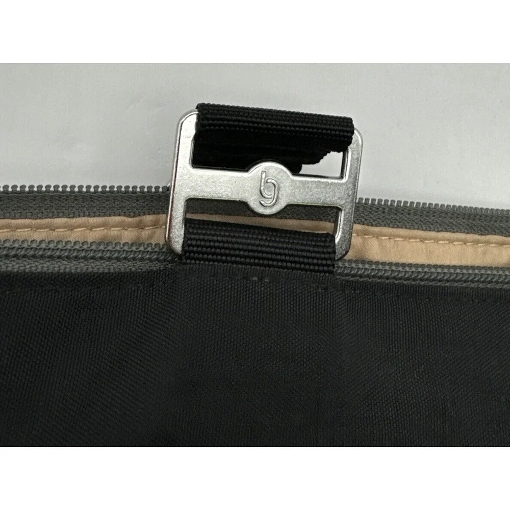 Baggallini Tote Large Black Nylon Bag Purse Side Pockets Double Handle‎